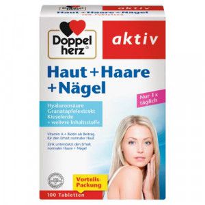 DOPPELHERZ Haut+Haare+Nägel Tabletten