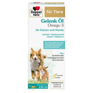 DOPPELHERZ für Tiere Gelenk Öl f.Hunde/Katzen