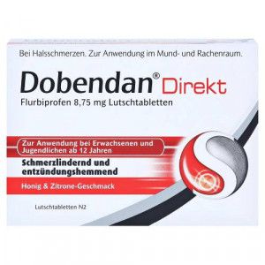 DOBENDAN Direkt Flurbiprofen 8,75 mg Lutschtabl.